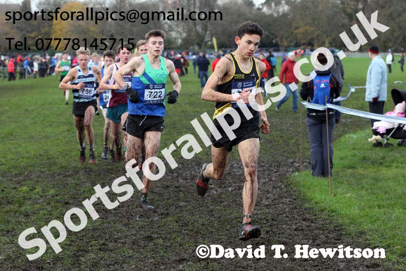 Mens under-17s  2017 British Athletics Liverpool Cross Challenge, Sefton Park, Liverpool. Photo:  David T. Hewitson/Sports for All Pics